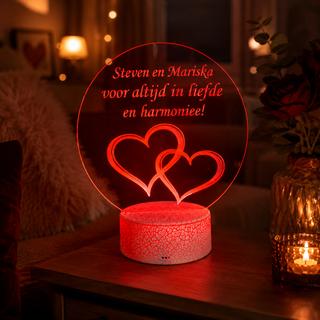 LED-Tischleuchte mit graviertem Logo – Personalisiertes Geschenk