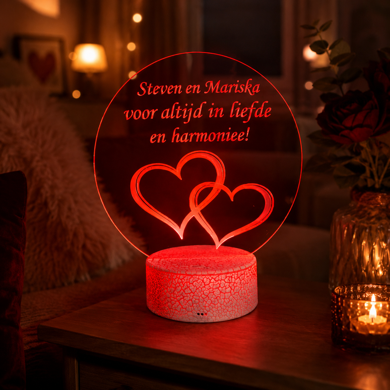 LED-Tischleuchte mit graviertem Logo – Personalisiertes Geschenk