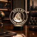 LED-Tischleuchte mit graviertem Logo – Personalisiertes Geschenk